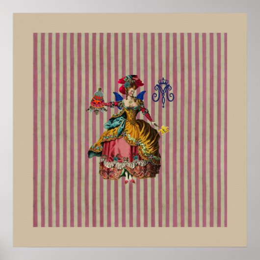 ケーキ食べを食べよう~ Poster 24x24 ポスター (正面)