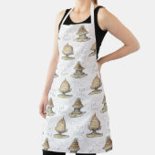 ケーキ食べペストリーシェフにおもしろい任せ エプロン (インサイチュ)