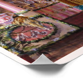 ケーキ食べ6 ～ポスター16x12 ポスター (角)