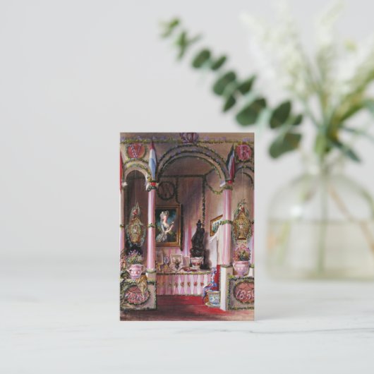 ケーキ食べ/4 ～名刺入れ 名刺 (スタンド正面)