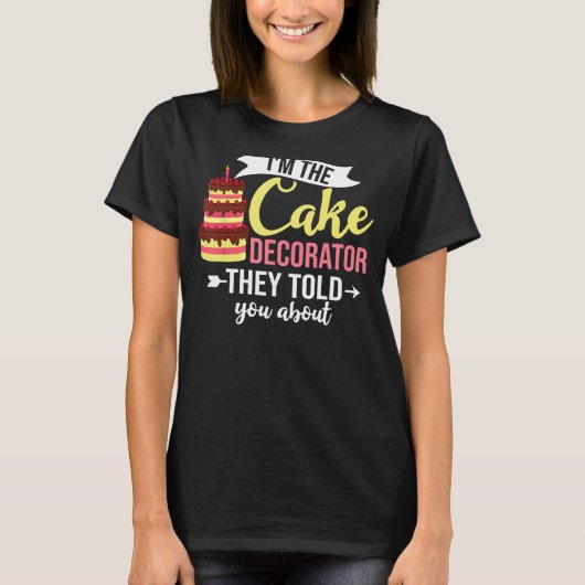ケーキ飾のパンアイディア初心者 Tシャツ (正面)