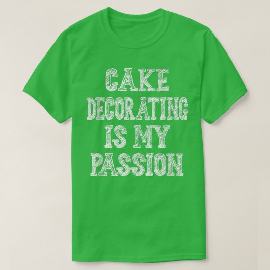 ケーキ飾ズベーキング皮肉おもしろい72 Tシャツ (デザイン正面)