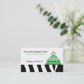 ケーキ飾ズ事業 名刺 (スタンド正面)