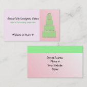 ケーキ飾/ベーキング 名刺 (正面/裏面)