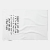 ケーキ-おもしろいな台所タオル--を焼く理由 キッチンタオル (横)