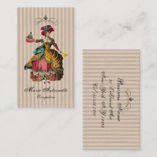 ケーキ(より多くの選択)食べよう- 名刺 (正面/裏面)