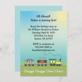 ケーキ&アイスクリーム招待状- 4.5 x 6.25サイズ 招待状 (正面/裏面)