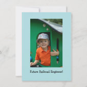 ケーキ&アイスクリーム招待状- 4.5 x 6.25サイズ 招待状 (裏面)