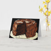 ケーキ カード (黄色い花)