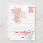 ケーキ&キャンドルカード シーズンカード (裏面)