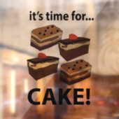ケーキ ケーキの時間だ！ケーキ専門のレストラン ウィンドウサイン (シート2)
