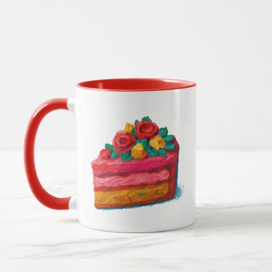 ケーキ コーヒーマグ マグカップ (左)