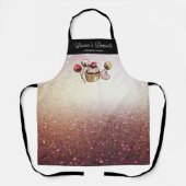 ケーキ&スイーツカップケーキスイーツ エプロン (正面)