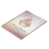 ケーキ&スイーツカップケーキデザート料理本 ノートブック (左側)