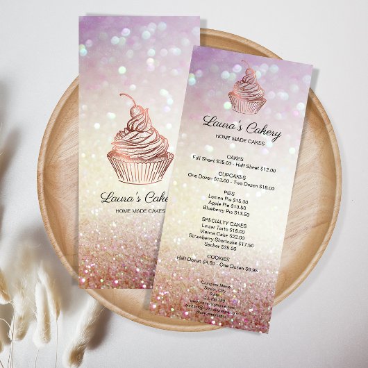 ケーキ&スイーツカップケーキホームベーカリー素朴ヴィンテージ メニュー