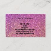 ケーキ&スイーツホームベーカリードリッピング金ゴールドBブッシーヌ 名刺 (裏面)