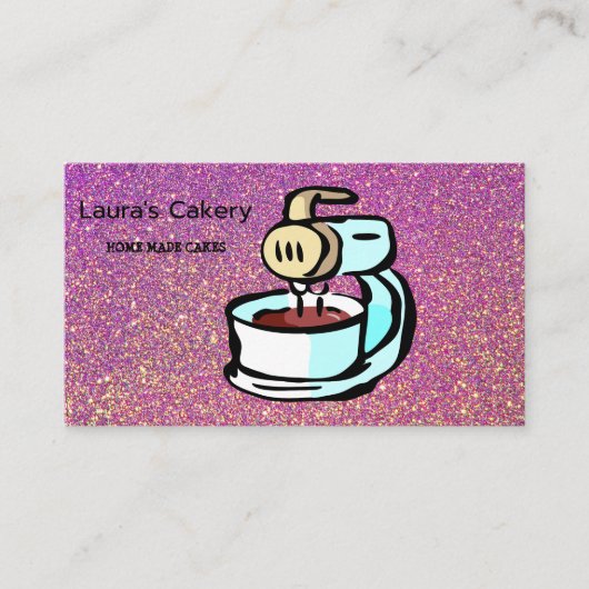 ケーキ&スイーツホームベーカリードリッピング金ゴールドBブッシーヌ 名刺 (正面)