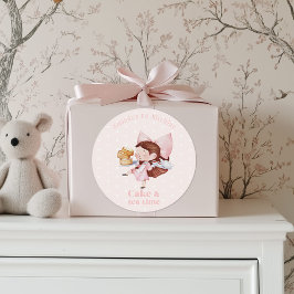 ケーキ&ティータイム誕生日シール ラウンドシール