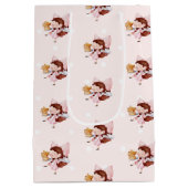 ケーキ&ティータイム誕生日 ミディアムペーパーバッグ (裏面)