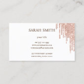 ケーキ デコレーション 専門のシェフ,かわいい 名刺 (裏面)