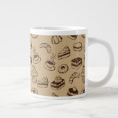 ケーキ、デザート及びベーカリー ジャンボコーヒーマグカップ (右)