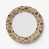 ケーキ、デザート及びベーカリー ペーパープレート (正面)