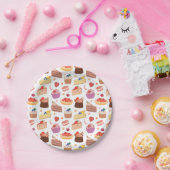 ケーキ パイ カップケーキ デザート ペーパープレート (パーティー)