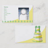 ケーキ-ビジネス 名刺 (正面/裏面)