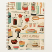 ケーキ フォーク お菓子 キッチン プランナー手帳 (正面)