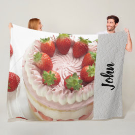 ケーキ フリースブランケット