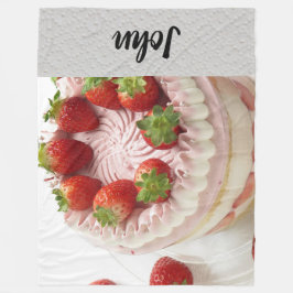 ケーキ フリースブランケット