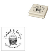 ケーキ プリンセス シャワー ウェディング 婚約 パーティー ラバースタンプ (押印)