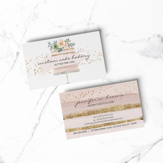 ケーキ ベーカリー ペストリー パティスリー 名刺