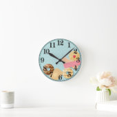 ケーキ ラウンド壁時計 (ホーム)