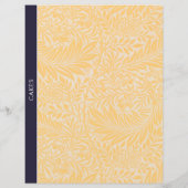 ケーキ |レシピ分割器 |ヴィンテージ金ゴールドフローラ (裏面)