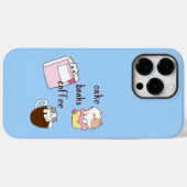 ケーキ 本 コーヒー Case-Mate iPhoneケース (裏面 (横))