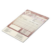 ケーキ 請求書 見積書 伝票 ノート (アングル)