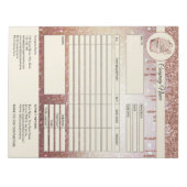 ケーキ 請求書 見積書 伝票 ノート (正面)