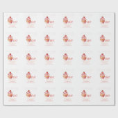 ケーキ 1歳の誕生日招待状 スイートパーティ ラッピングペーパー (フラット)