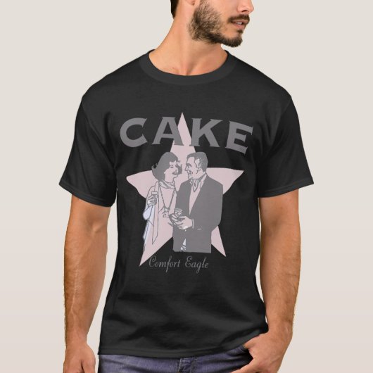 ケーキ - Comfort Eagle Tシャツ (正面)