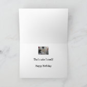 ケーキIにおいカスタムおもしろいかわいいゴルデンドルパップ カード (内部)