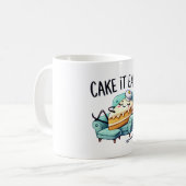 ケーキIt簡単リラックス- Cake コーヒーマグカップ (正面左)