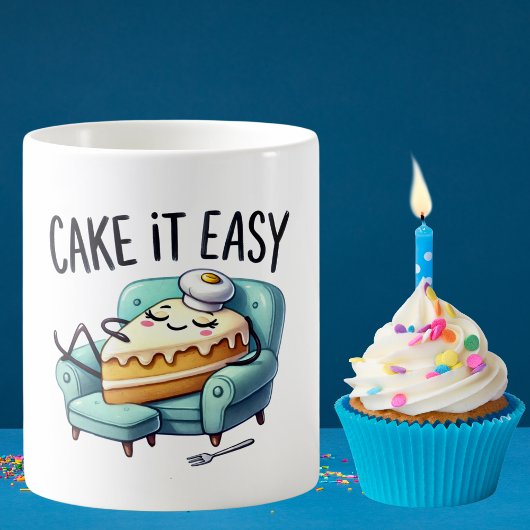 ケーキIt簡単リラックス- Cake コーヒーマグカップ