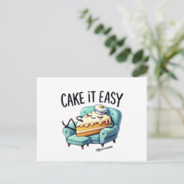 ケーキIt簡単リラックス- Cake ポストカード