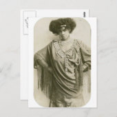 "ケークウォークの女王"、Aida Overtonの歩行者 ポストカード (正面/裏面)