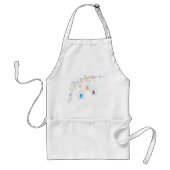 ケージに入った鳥 スタンダードエプロン (正面)