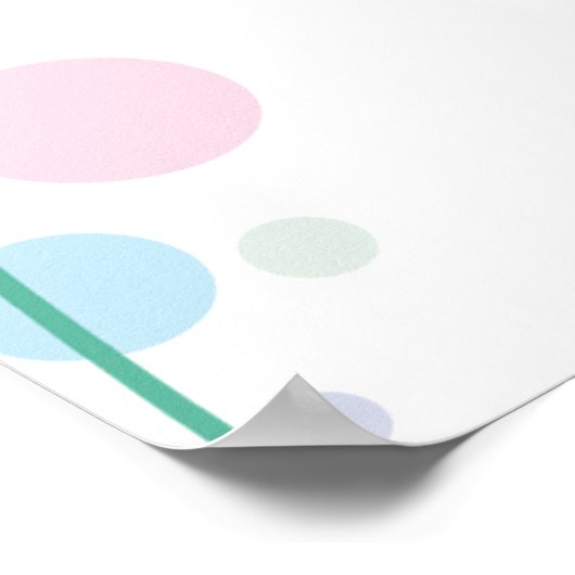 ケージに入った鳥 ポスター (角)