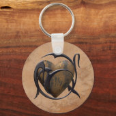 ケージドハート キーホルダー (正面)