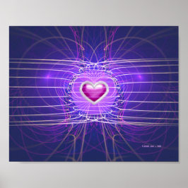 ケージドハート(10x8) ポスター