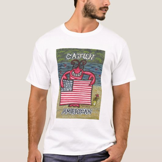 ケージャンのアメリカ人! Tシャツ (正面)